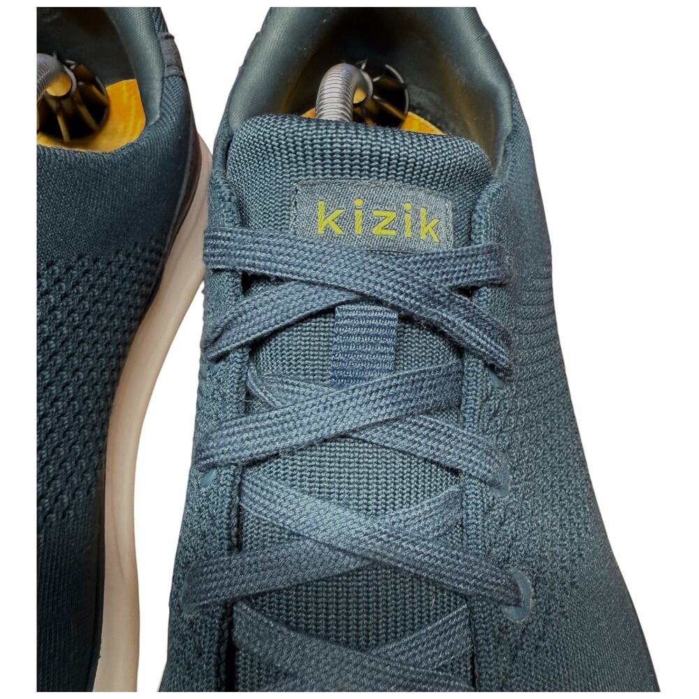 KIZIK Lima Men's 13 Tidepool Teal Blue Hands Free Sneakers Slip On Shoes Knit - Picture 8 of 15